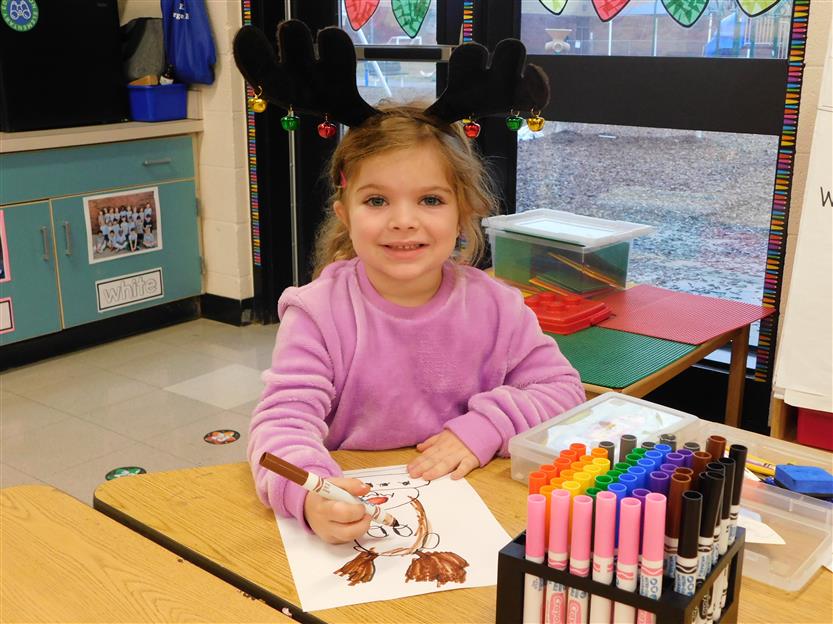 Students enjoying holiday activities